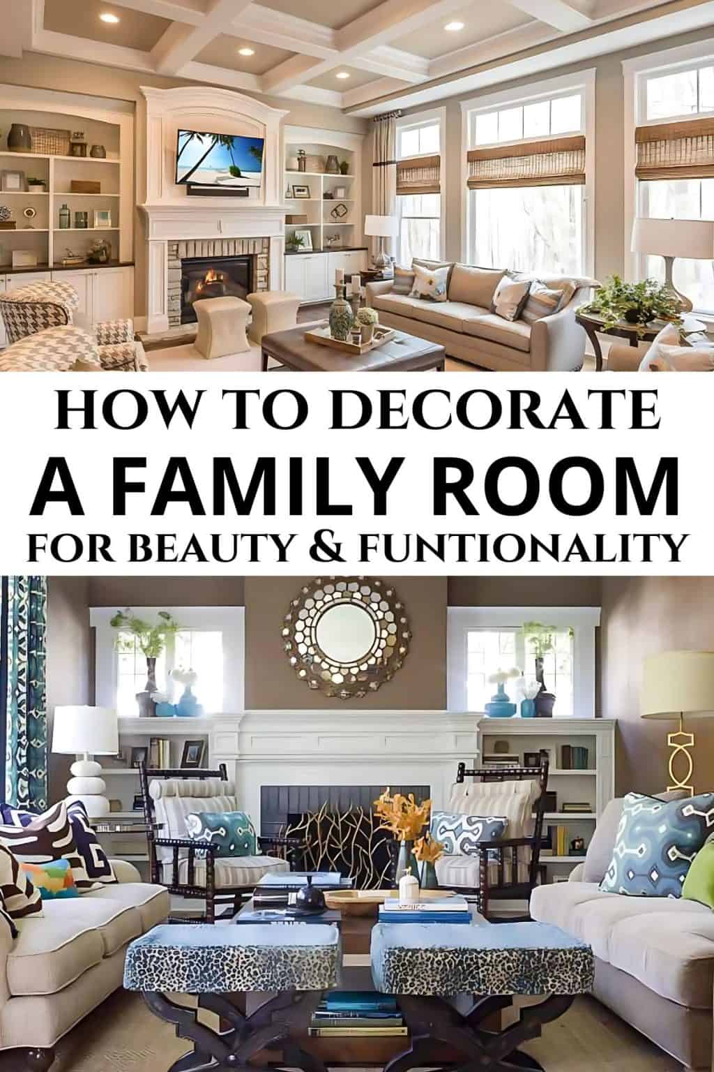 How To Decorate A Family Room For Beauty And Functionality - Worthing ...